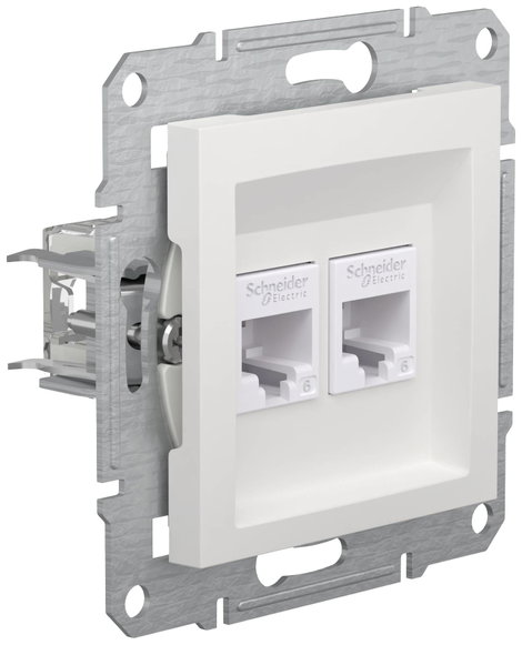 Schneider Electric RJ45 adatcsatlakozó Asfora Fehér (RAL 9003) EPH4870121D 2. kép