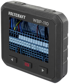 Hőkamera beépített digitális kamerával -20 - 550 °C 160 x 120 pixel 25 Hz, VOLTCRAFT WBP-110