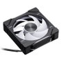 Phanteks D30 PWM Regular Airflow D-RGB Számítógépház ventilátor Fekete (Sz x Ma x Mé) 120 x 120 x 30 2. bélyegkép