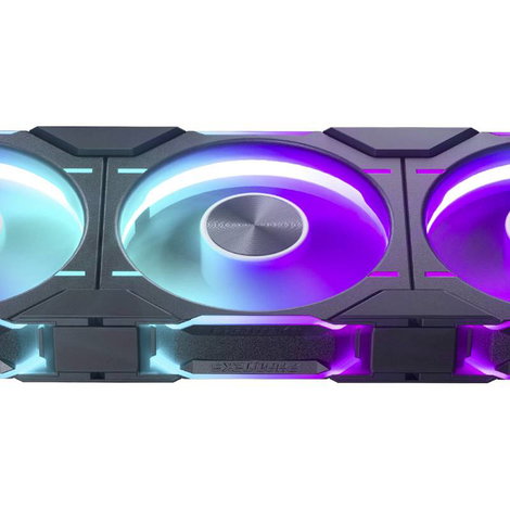 Phanteks D30 PWM Regular Airflow D-RGB Számítógépház ventilátor Fekete (Sz x Ma x Mé) 120 x 120 x 30 5. kép