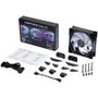 Phanteks D30 PWM Regular Airflow D-RGB Számítógépház ventilátor Fekete (Sz x Ma x Mé) 120 x 120 x 30 9. bélyegkép
