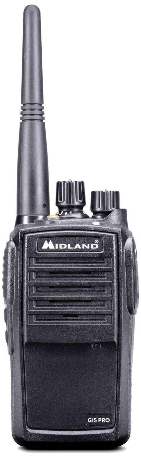 Midland G15 Pro PMR 2er Security-Koffer inkl. MA 31-M C1127.S2 PMR készülék 2 részes készlet 3. kép