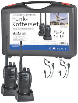 Midland G10 Pro PMR 2er Handwerker-Koffer C1107.S1 PMR készülék 2 részes készlet