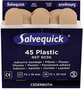 Söhngen 1009036V Salvequick Refill 6036 gipszcsíkok vízálló 6x 45 db