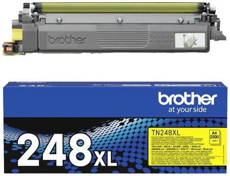 Brother Toner TN-248XLY Eredeti Sárga 2300 oldal TN248XLY 5. kép