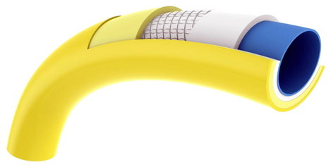 Hozelock JARDIN 143179 12.5 mm 1/2 coll méteráru Sárga Kerti tömlő 2. kép