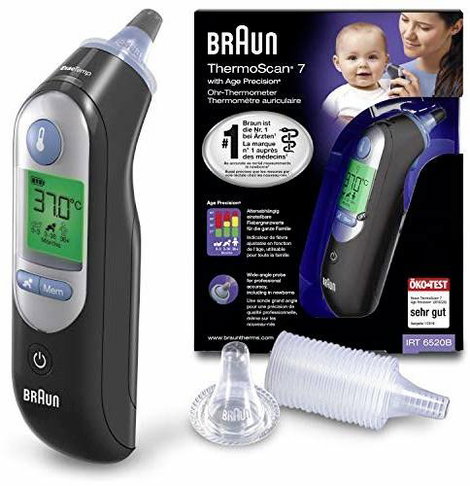 Braun ThermoScan 7 Infra lázmérő Előmelegített mérőhegy