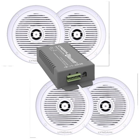 Lyndahl LYNCS180IPS4 2 utas beépíthető hangszóró készlet 120 W 4 Ω Fehér 1 készlet