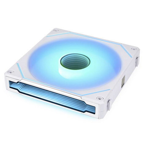 Lian Li UNI FAN SL-INF 140 ARGB PWM Számítógépház ventilátor Fehér (Sz x Ma x Mé) 140 x 142 x 25 mm