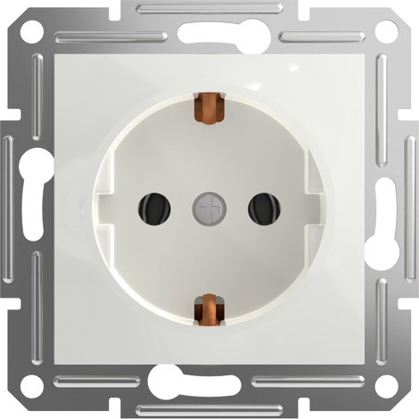 Schneider Electric Csatlakozó aljzat Asfora Fehér (RAL 9003) EPH2970121D