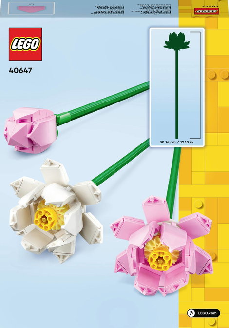 40647 LEGO® ICONS™ Lótusz virágok 3. kép