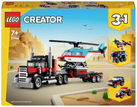 LEGO® CREATOR 31146 Alacsony rakodógép helikopterrel