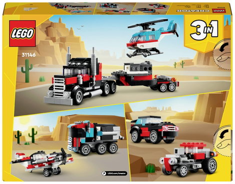 LEGO® CREATOR 31146 Alacsony rakodógép helikopterrel 3. kép