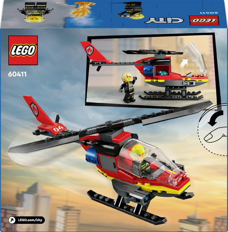LEGO® CITY 60411 Tűzoltó helikopter 3. kép