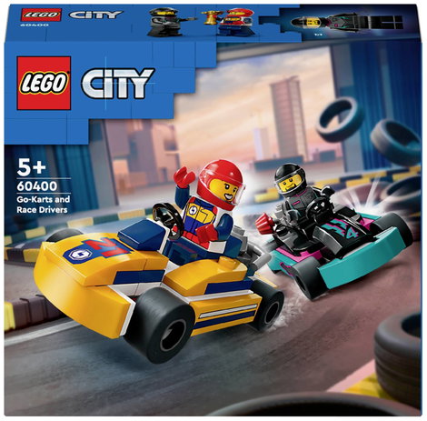 LEGO® CITY 60400 Gokartozás versenyzőkkel