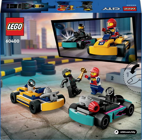 LEGO® CITY 60400 Gokartozás versenyzőkkel 3. kép