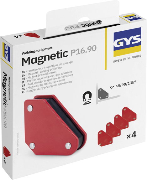 Toparc 044180 Mágneses hegesztőszög, 4 db