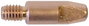 Toparc 041059 Érintkező csövek - 250 A - Ø 0,8 mm - alumínium, 10 db bélyegkép