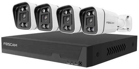 Foscam FN9108E-B4-2T LAN IP-Megfigyelő kamera készlet8 csatornás4 db kamerával3072 x 1728 pixel 3. kép