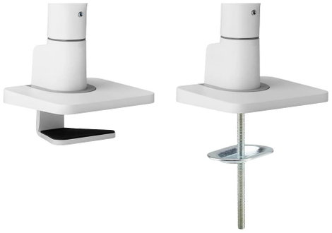 Neomounts DS70S-950WH1 1 részes Monitor asztali tartó 43,2 cm (17) - 124,5 cm (49) Fehér Dönthető, F 16. kép