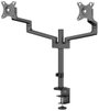 Neomounts DS60-425BL2 2 részes Monitor asztali tartó 43,2 cm (17) - 68,6 cm (27) Fekete Dönthető, Fo 2. bélyegkép