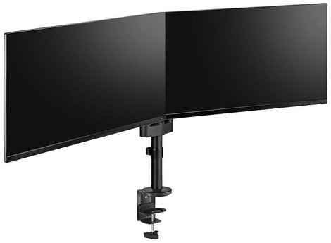 Neomounts DS60-425BL2 2 részes Monitor asztali tartó 43,2 cm (17) - 68,6 cm (27) Fekete Dönthető, Fo 3. kép