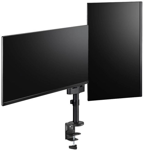 Neomounts DS60-425BL2 2 részes Monitor asztali tartó 43,2 cm (17) - 68,6 cm (27) Fekete Dönthető, Fo 4. kép