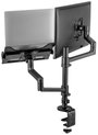 Neomounts DS20-425BL2 1 részes Monitor asztali tartó 43,2 cm (17) - 68,6 cm (27) Fekete Dönthető, Fo 16. bélyegkép