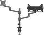 Neomounts DS20-425BL2 1 részes Monitor asztali tartó 43,2 cm (17) - 68,6 cm (27) Fekete Dönthető, Fo 3. bélyegkép
