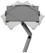 Neomounts DS20-425BL1 Notebook állvány Dönthető, Állítható magasság 8. bélyegkép