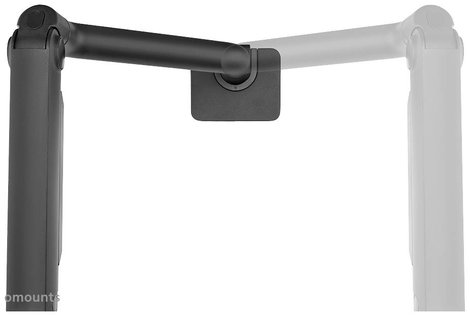 Neomounts DS70S-950BL1 1 részes Monitor asztali tartó 43,2 cm (17) - 124,5 cm (49) Fekete Dönthető, 15. kép