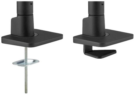 Neomounts DS70S-950BL1 1 részes Monitor asztali tartó 43,2 cm (17) - 124,5 cm (49) Fekete Dönthető, 16. kép
