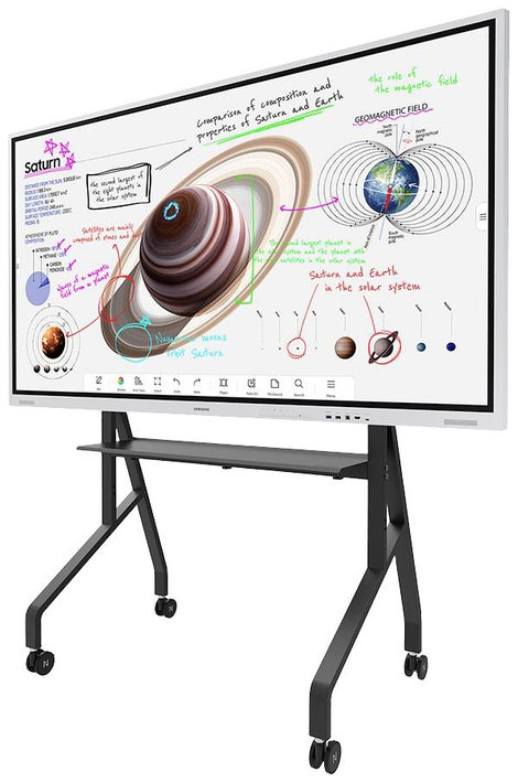 Neomounts FL50-525BL1 TV kocsi 139,7 cm (55) - 215,9 cm (85) Állítható magasságú 3. kép