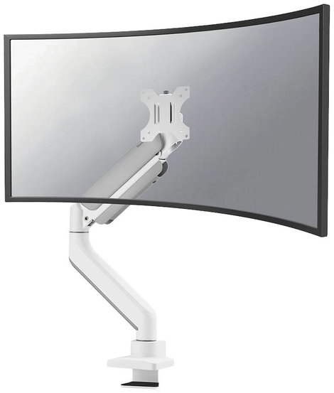 Neomounts DS70PLUS-450WH1 1 részes Monitor asztali tartó 43,2 cm (17) - 124,5 cm (49) Fehér Dönthető