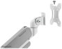 Neomounts DS70PLUS-450WH1 1 részes Monitor asztali tartó 43,2 cm (17) - 124,5 cm (49) Fehér Dönthető 6. bélyegkép
