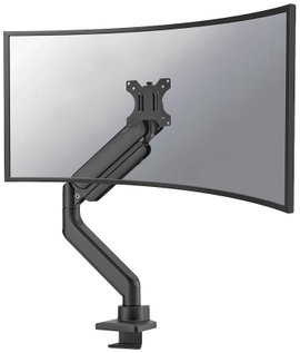 Neomounts DS70PLUS-450BL1 1 részes Monitor asztali tartó 43,2 cm (17) - 124,5 cm (49) Fekete Dönthet