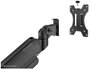 Neomounts DS70PLUS-450BL1 1 részes Monitor asztali tartó 43,2 cm (17) - 124,5 cm (49) Fekete Dönthet 7. bélyegkép