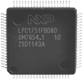 NXP Semiconductors Beágyazott mikrokontroller LQFP-80 32-Bit 100 MHz I/O-k száma 52 Tray