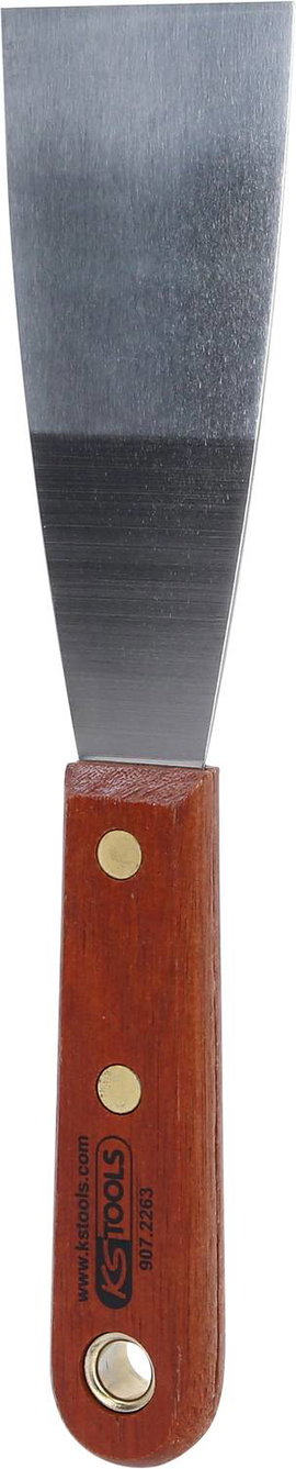 KS Tools 907.2263 ROZSDAMENTES ACÉL spatula, 50mm, fa nyéllel