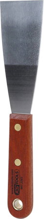 KS Tools 907.2263 ROZSDAMENTES ACÉL spatula, 50mm, fa nyéllel bélyegkép