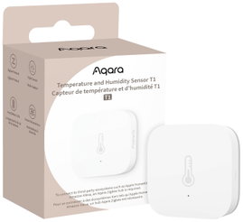 Aqara Hőmérséklet- és légnedvesség érzékelő TH-S02D Fehér Apple HomeKit, Alexa, Google Home
