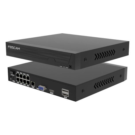 Foscam neu FNA108E-B4-2T LAN IP Megfigyelő kamera készlet 8 csatornás 4 db kamerával 3840 x 2160 pix 11. kép