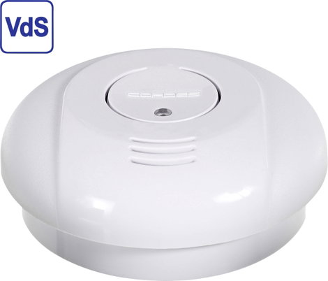 Cordes Haussicherheit CC-5/evo10 Füstjelző 10 éves elemélettartammal Elemekről üzemeltetett 3. kép