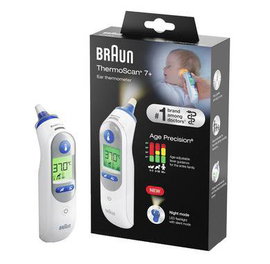 Braun ThermoScan 7+, IRT6525WE Infra lázmérő Előmelegített mérőhegy