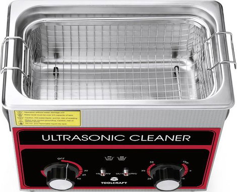Ultrahangos tisztító fűtéssel és tisztítókosárral 280 W 3,2 l, TOOLCRAFT USC-320 4. kép