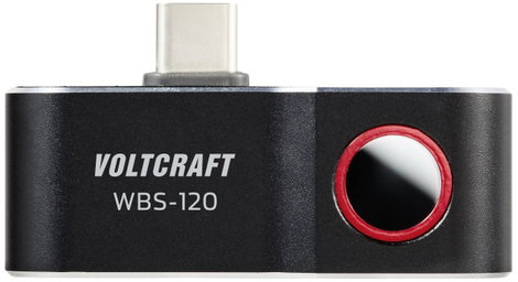 VOLTCRAFT WBS-120 Hőkamera -20 - 400 °C 120 x 90 Pixel 25 Hz USB-C® csatlakozó Android készülékekhez 3. kép