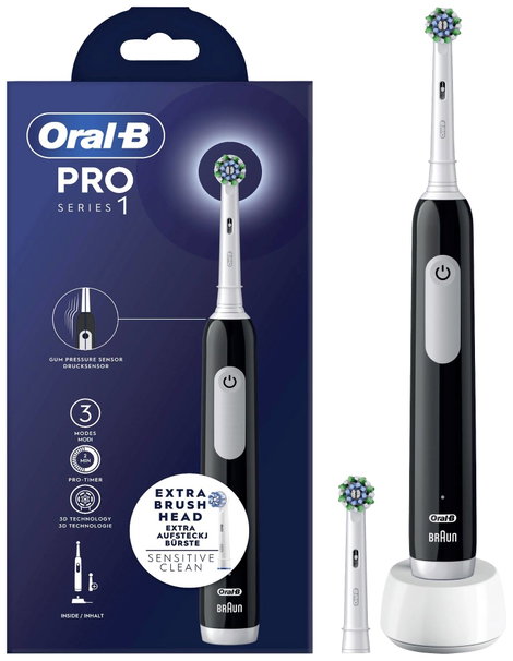 Oral-B Pro Series 1 8006540771457 Elektromos fogkefe Forgó/pulzáló Fehér, Kék