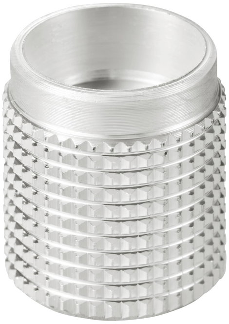 TRU COMPONENTS TC-11613880 Forgatógomb Fej jelöléssel Ezüst (Ø x Ma) 14 mm x 16 mm Alumínium 1 db 2. kép