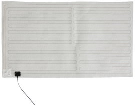 Thermo TECH Textil Fűtőfólia 12 V/DC, 12 V/AC 100 W Védelmi típus IPX4 (H x Sz) 800 mm x 470 mm