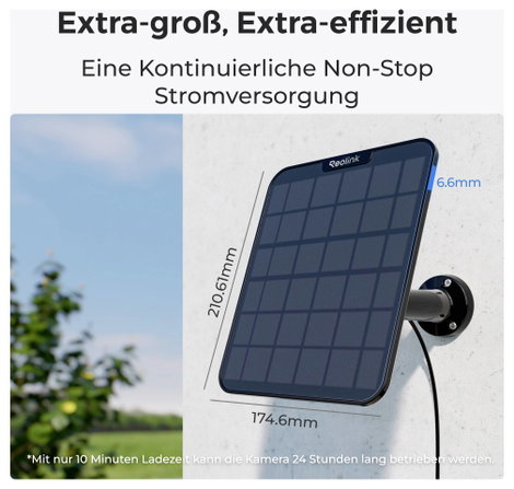 Reolink Solar Panel 2-B-Type-C Szolár panel 3. kép